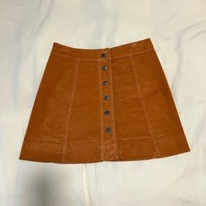 Madewell Corduroy Skirt